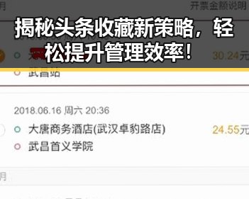 揭秘头条收藏新策略，轻松提升管理效率！